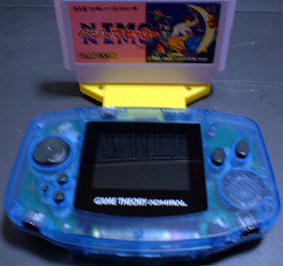 Yep, I did hook up my WideBoy to this system. Looked like a really small and sharp GameBoy. Sorry, no pictures.
